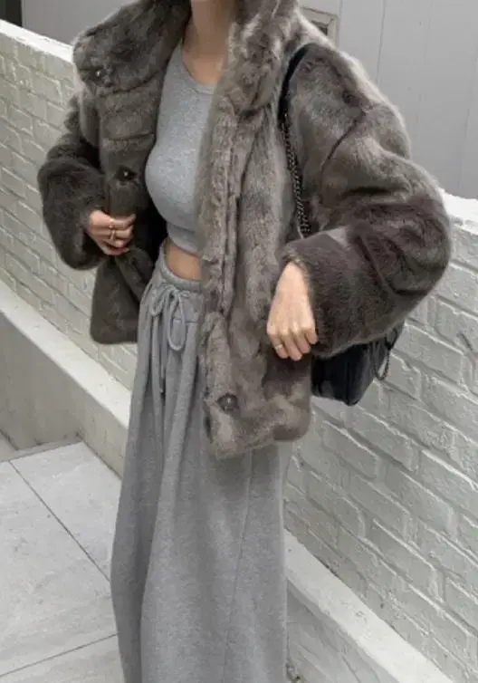 릿킴 reetkeem fur jacket 퍼자켓